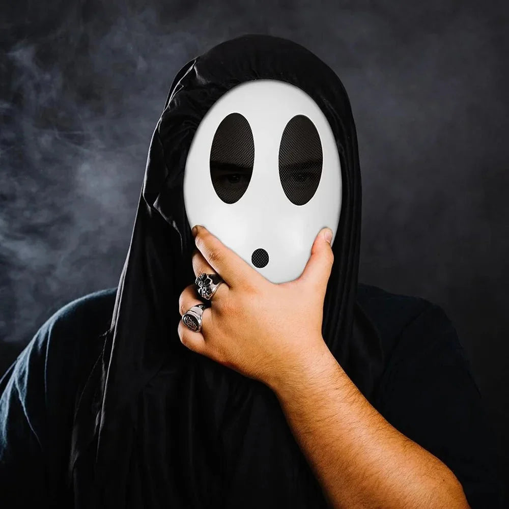 Shy Guy Mask Cosplay | Game Bros Halloween Costume Prop
