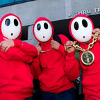 Shy Guy Mask Cosplay | Game Bros Halloween Costume Prop