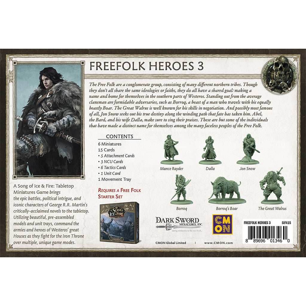 A Song of Ice & Fire: Free Folk Heroes 3 - 