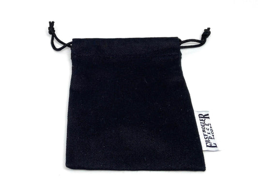 Small Cotton Twill Dice Bag - Plain Design - 