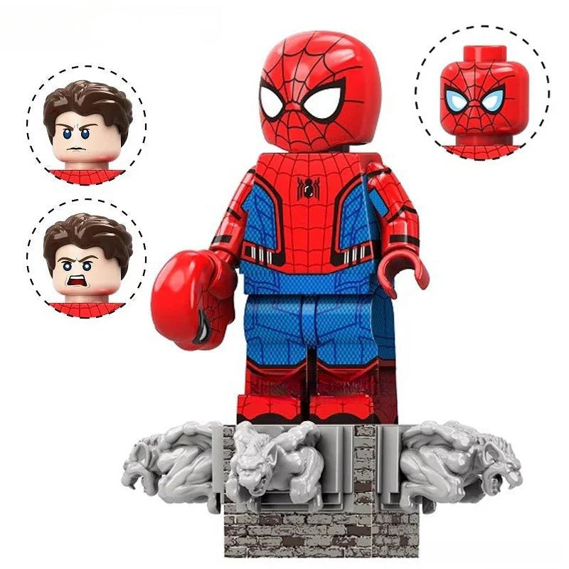 Spider-Man Spider-verse Lego Marvel Minifigures Custom Toys New2
