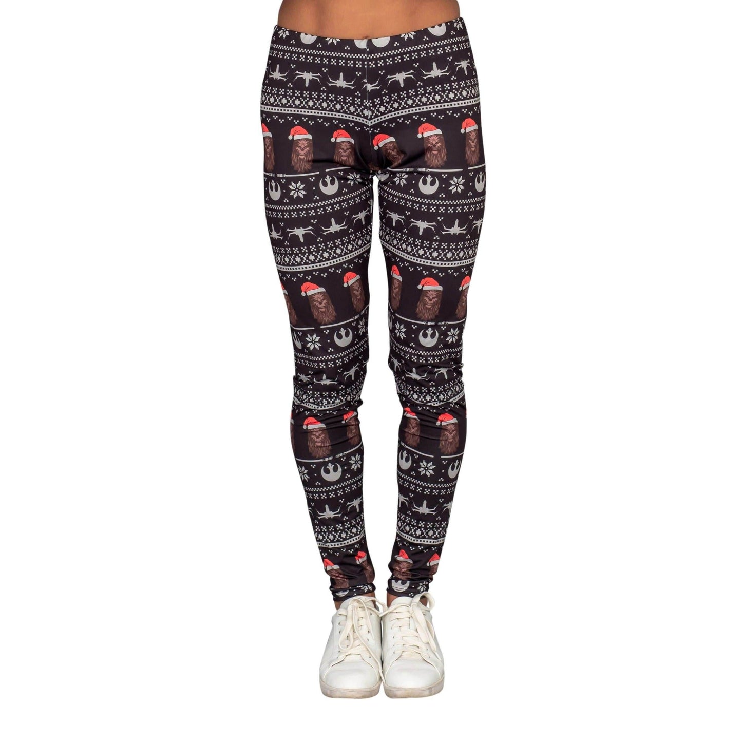 Star Wars Chewbacca Santa Hat Women's Leggings - 2X