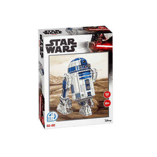 4D Paper Model Kit: Star Wars R2D2 - 