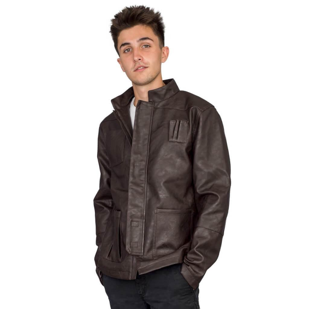 Star Wars Replica Han Solo Brown Halloween Cosplay Costume Jacket