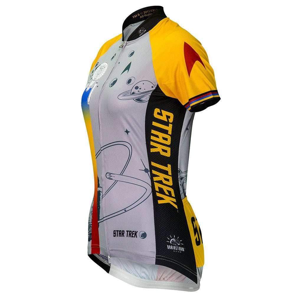 Star Trek Final Frontier Women's Cycling Jersey (S, M, L, XL, 2XL) - Gold / Medium