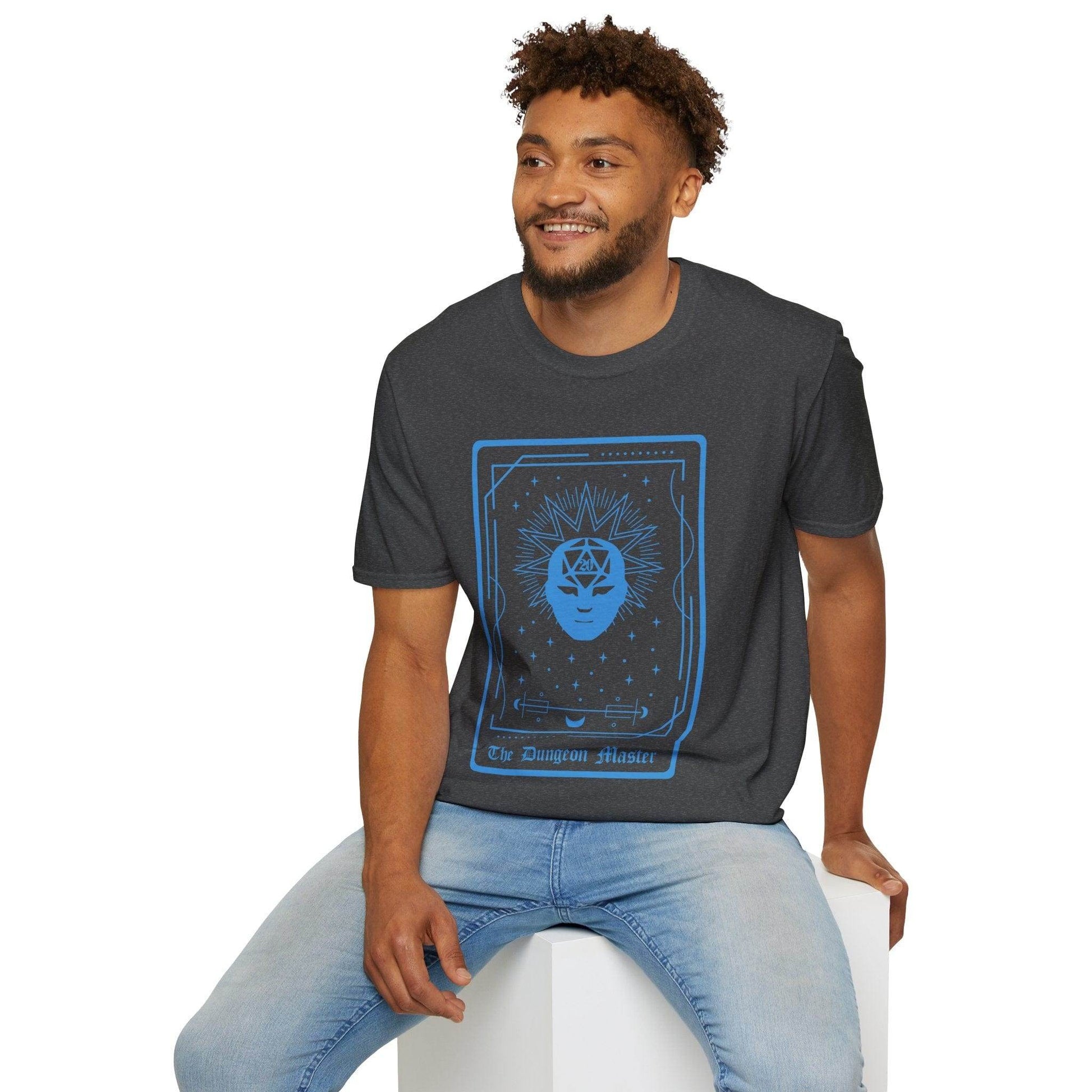 The Dungeon Master Tarot Card T-Shirt - Black / S