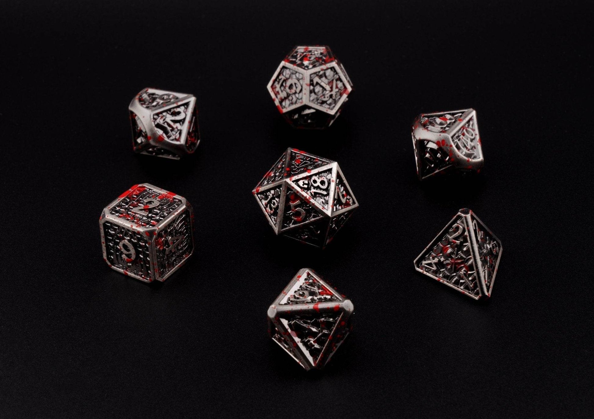 Torn Iron Dice Set - 