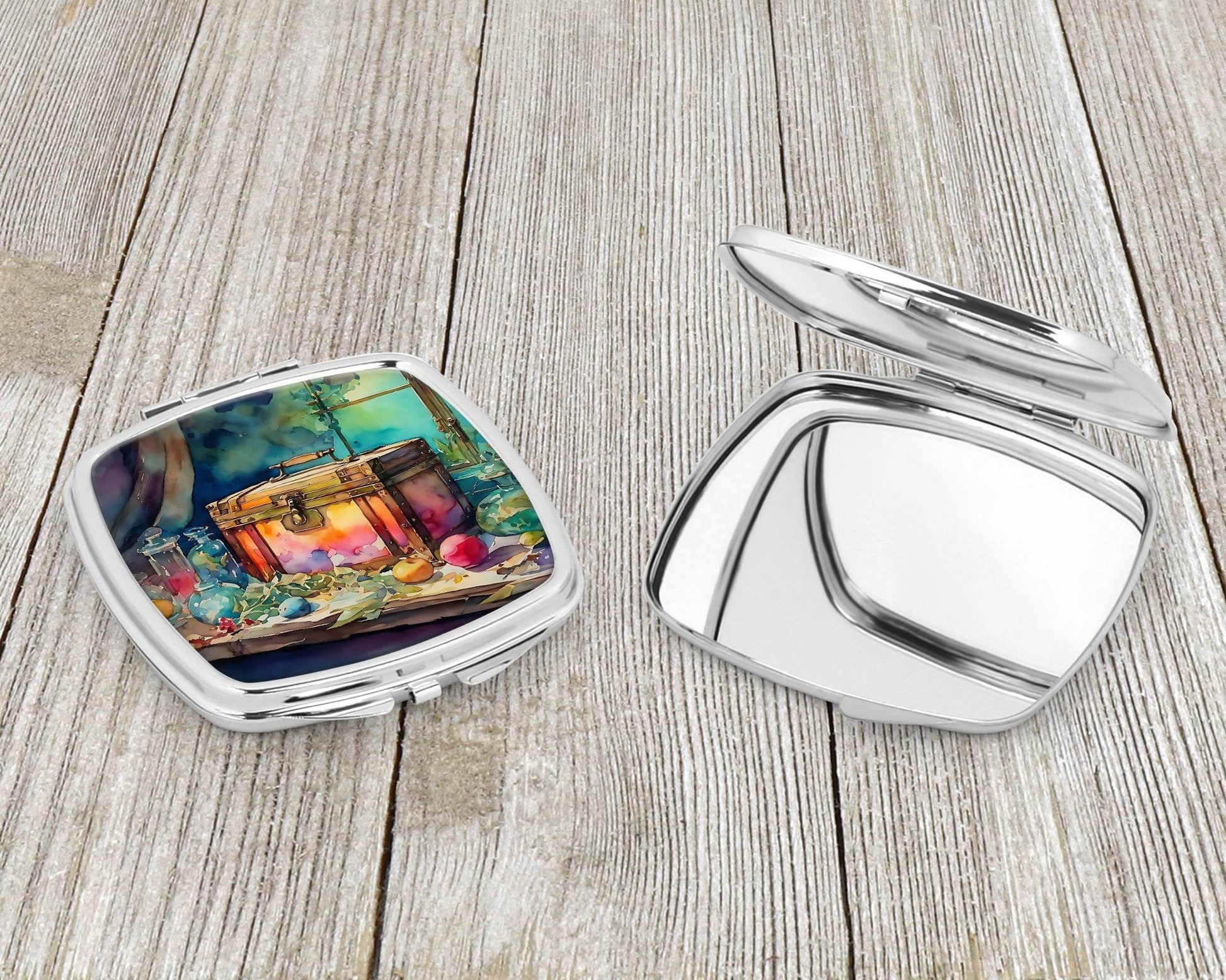 Treasure Chest Compact Mirror - 
