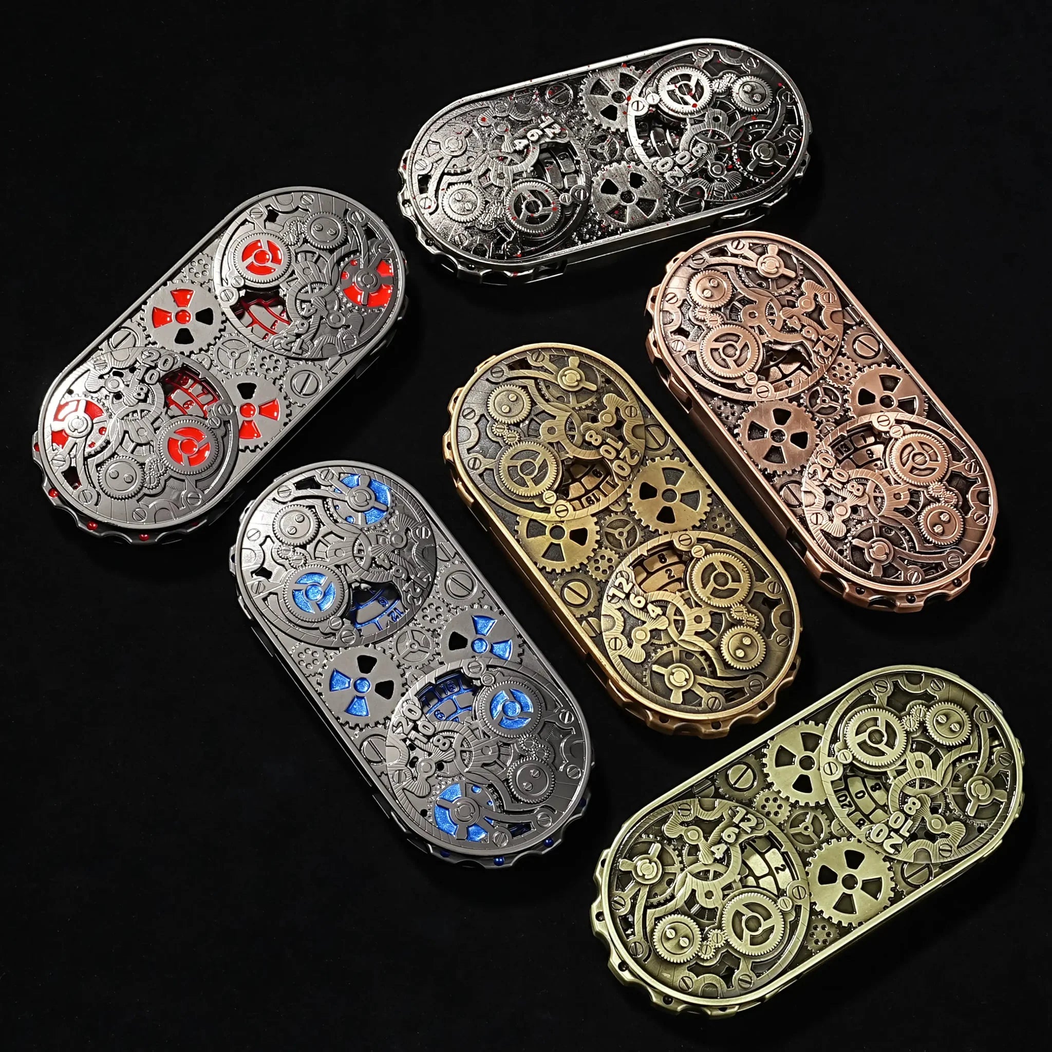 Unique DnD Dice Spinner - Steampunk Metal Gear Dice