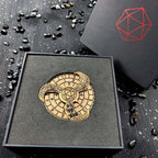 Unique DND Roulette Dice Spinner: 7 in 1 Metal Dragon Fidget Spinner Dice