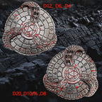 Unique DND Roulette Dice Spinner: 7 in 1 Metal Dragon Fidget Spinner Dice