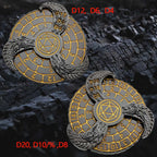 Unique DND Roulette Dice Spinner: 7 in 1 Metal Dragon Fidget Spinner Dice