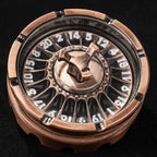 Unique Metal DND Dice Spinner - Spinning Steel Ball D20 Roulette Dice