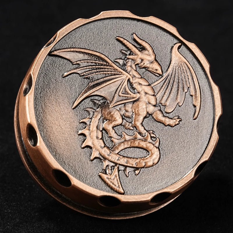 Unique Metal DND Dice Spinner - Spinning Steel Ball D20 Roulette Dice