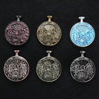 Unique Metal DND Spinning Dice Pocket Watch