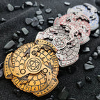 Unique Spinning Dice: 7 in 1 Spinning Gear Mechanical Knife Fidget Spinner Roulette Dice