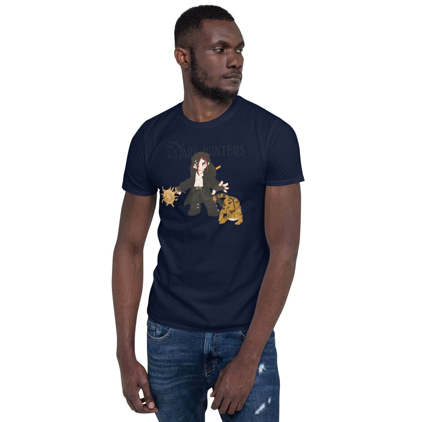 Acheron Dark-Hunter Gray Logo Short-Sleeve Unisex T-Shirt - Black / S