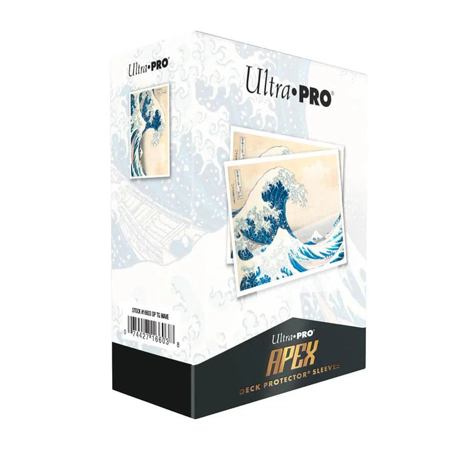 Deck Protector: 105ct APEX Deck Protector Sleeves - The Great Wave Off Kanagawa