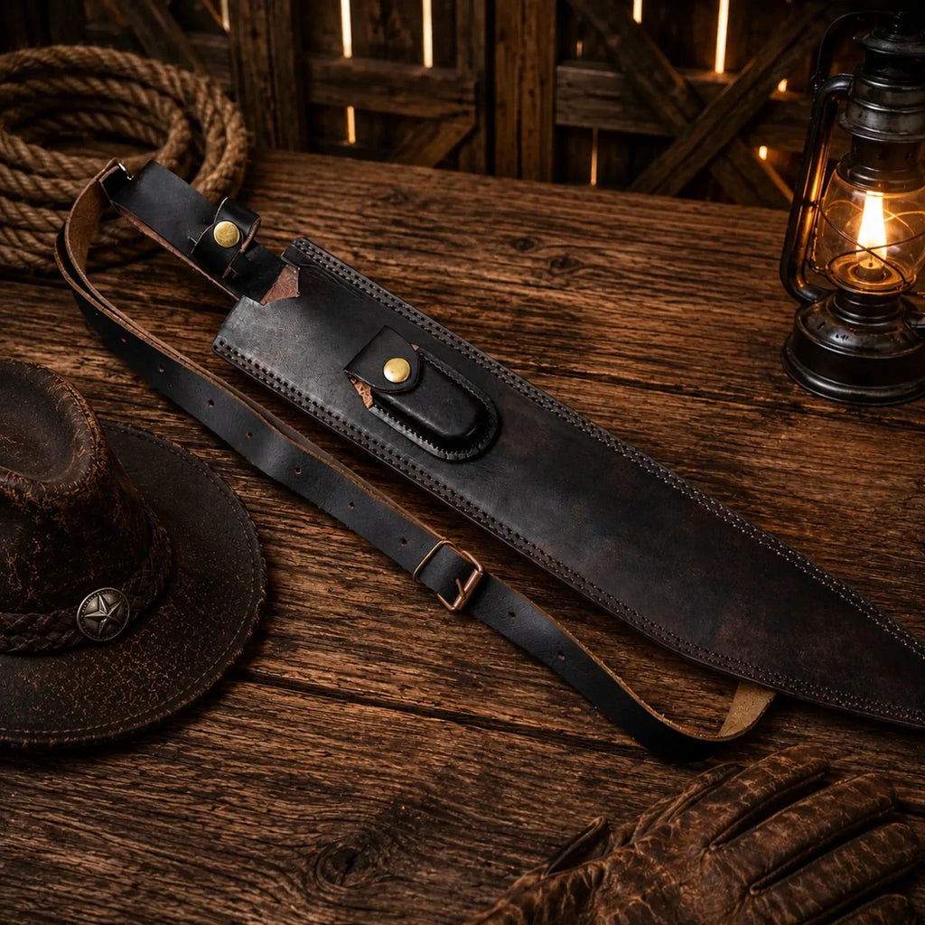 Viking Sword Damascus Steel Hand Forged with Leather Sheath