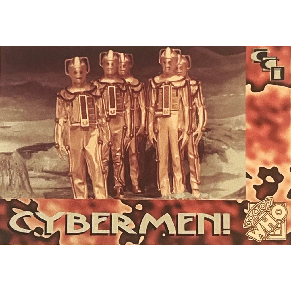 🤖 Vintage 1994 Doctor Who Cybermen Foil Trading Card — Card 5 of 6