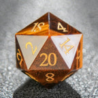 Wild natural tiger eye stone DND dice set