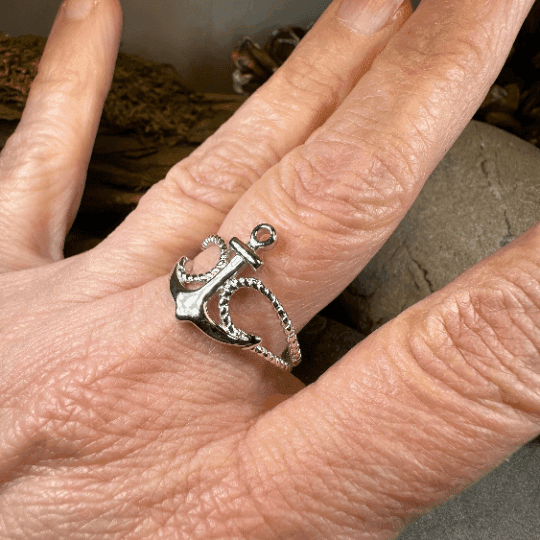 Anchor's Away Ring - 6
