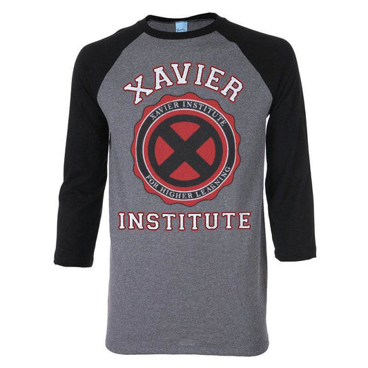 X-Men Xavier Institute Symbol Marvel Comics Baseball T-Shirt - S
