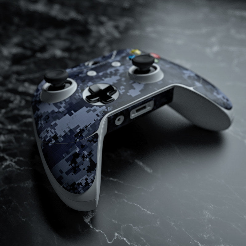 Digital Navy Camo - Microsoft Xbox One Controller Skin