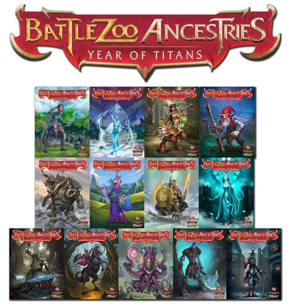 Battlezoo Ancestries: Year of Titans PDF - Pathfinder 2nd Edition / PDFs Only