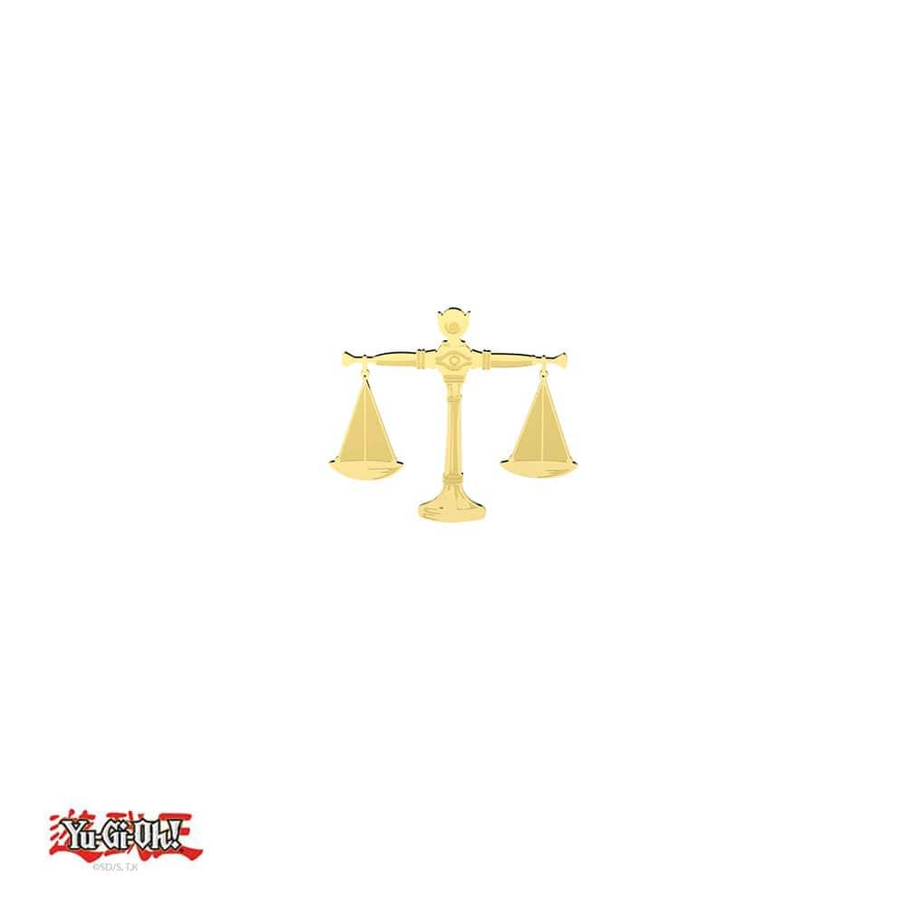 Yu-Gi-Oh!™ Millennium Scale Stud Earrings - Chrome / Pair