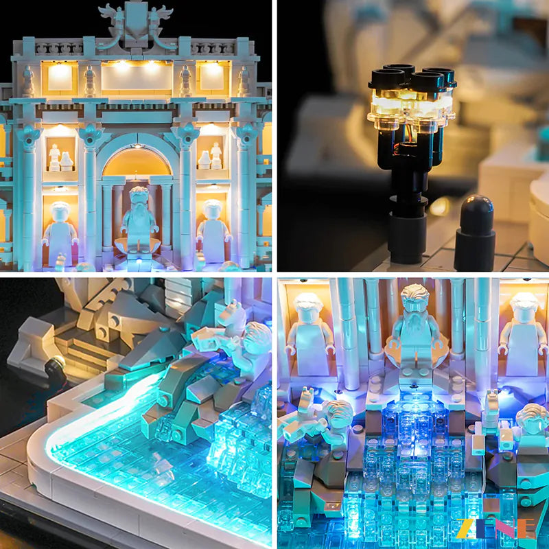 Light Kit for LEGO Trevi Fountain #21062