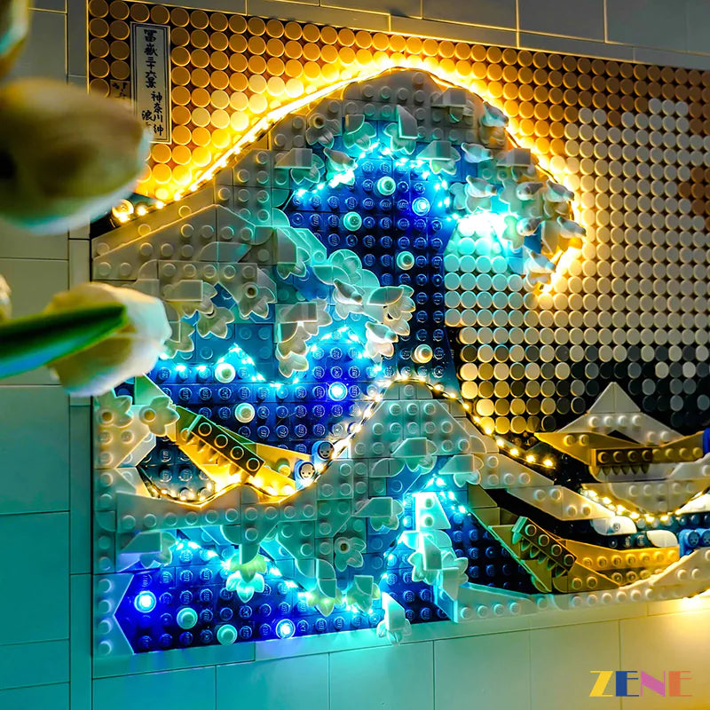 Light Kit for LEGO Art Hokusai The Great Wave 31208