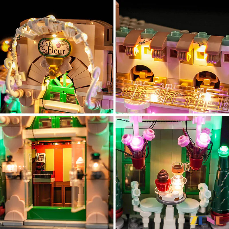 Light Kit for LEGO French Café #10362