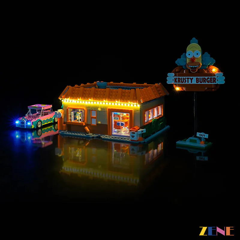 Light Kit for LEGO The Krusty Burger Simpsons #10352