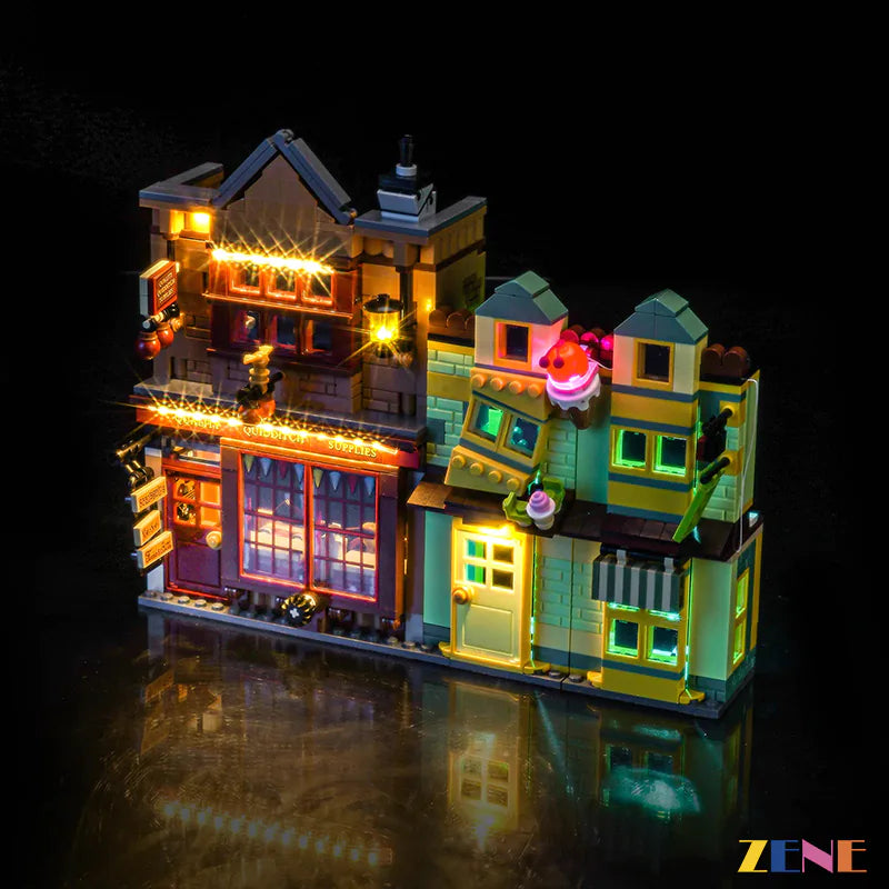 Light Kit for LEGO Quality Quidditch Supplies & Ice Cream Parlour #76452