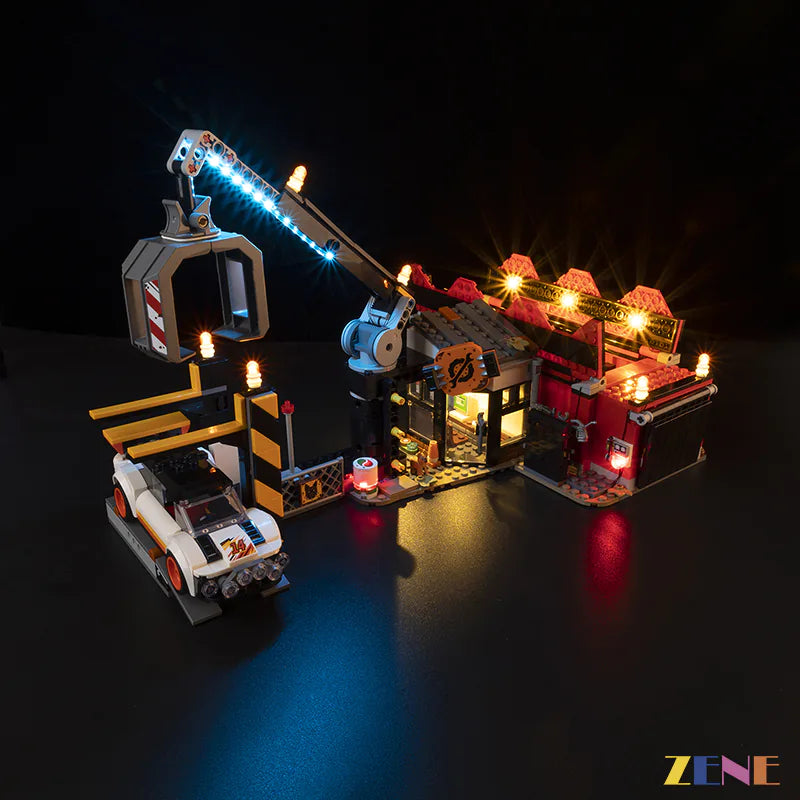 Light Kit for LEGO Scrapyard with Cars #60472