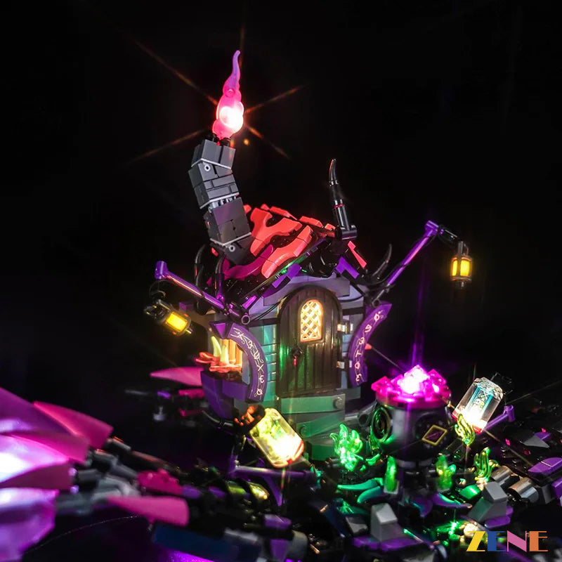 Light Kit for LEGO The Never Witch's Midnight Raven #71478